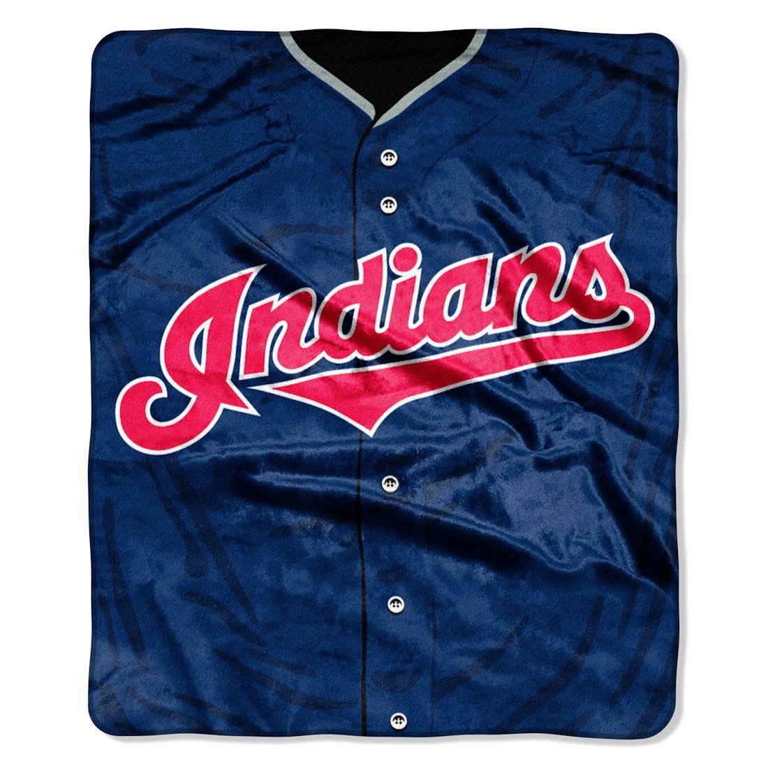 Cleveland Indians Blank Game Issued Navy Jersey 50 DP06594