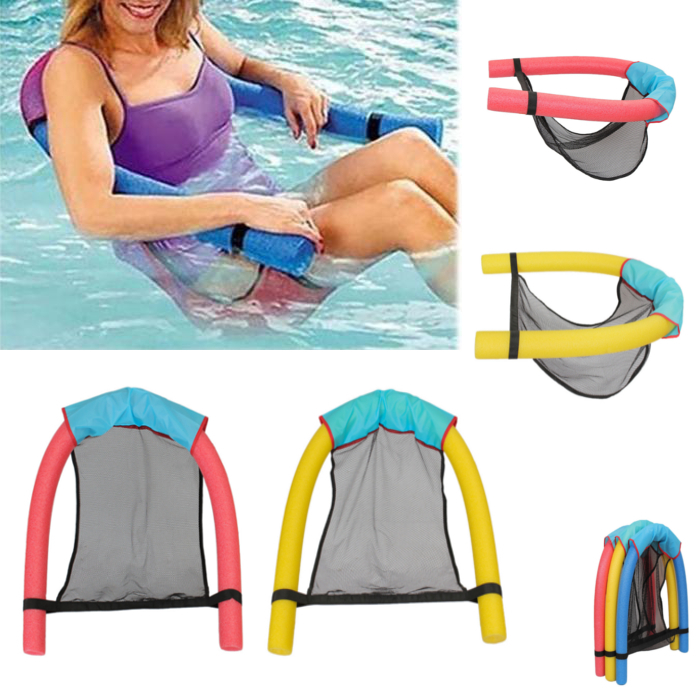 Swimming Pool Water Floating Chair Seat Bed Buoyancy Float Recliner Swim Learning Training