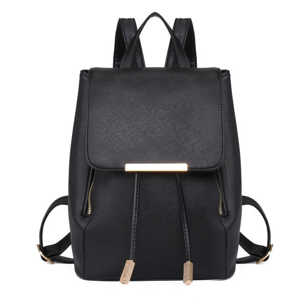 Women PU Leather Backpack Girls Cute School Bags Students Book Bags