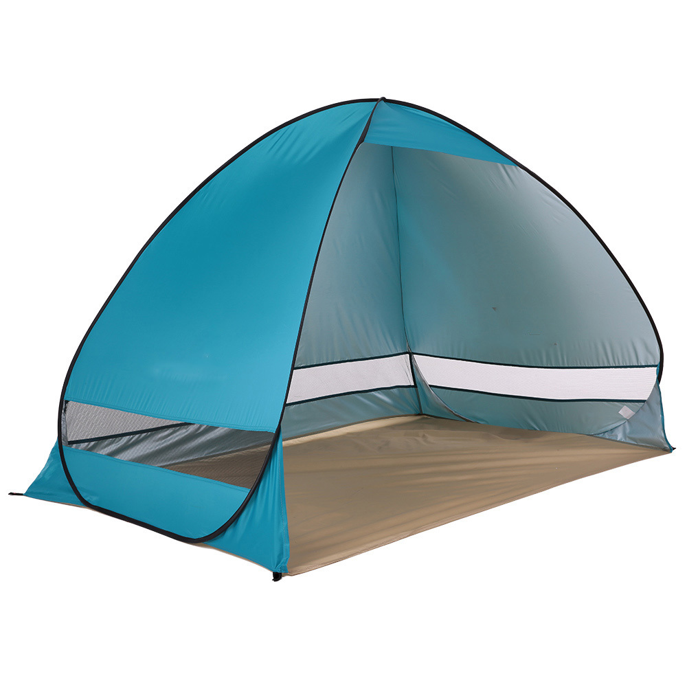 Outdoor 1-2 Person Camping Tent Quick Automatic Open Waterproof UV Beach Sunshade Canopy