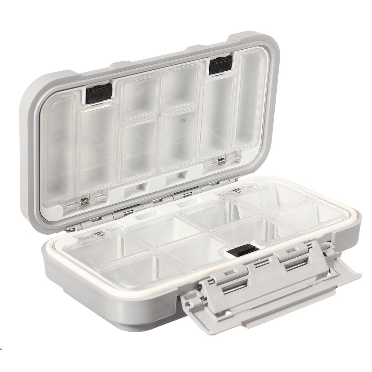 ZANLURE Fishing Storage Box Lure Hook Bait Tackle Waterproof  Case with 16 Compartment