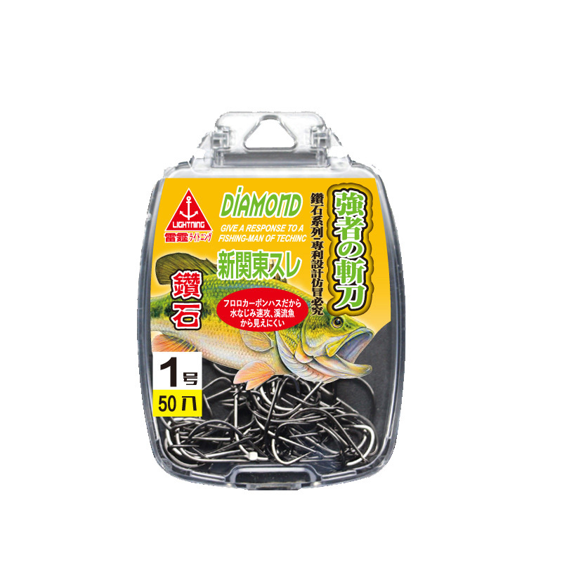 ZANLURE Japanese Original High Carbon Steel Fishing Hook Diomand Fishing Tackle