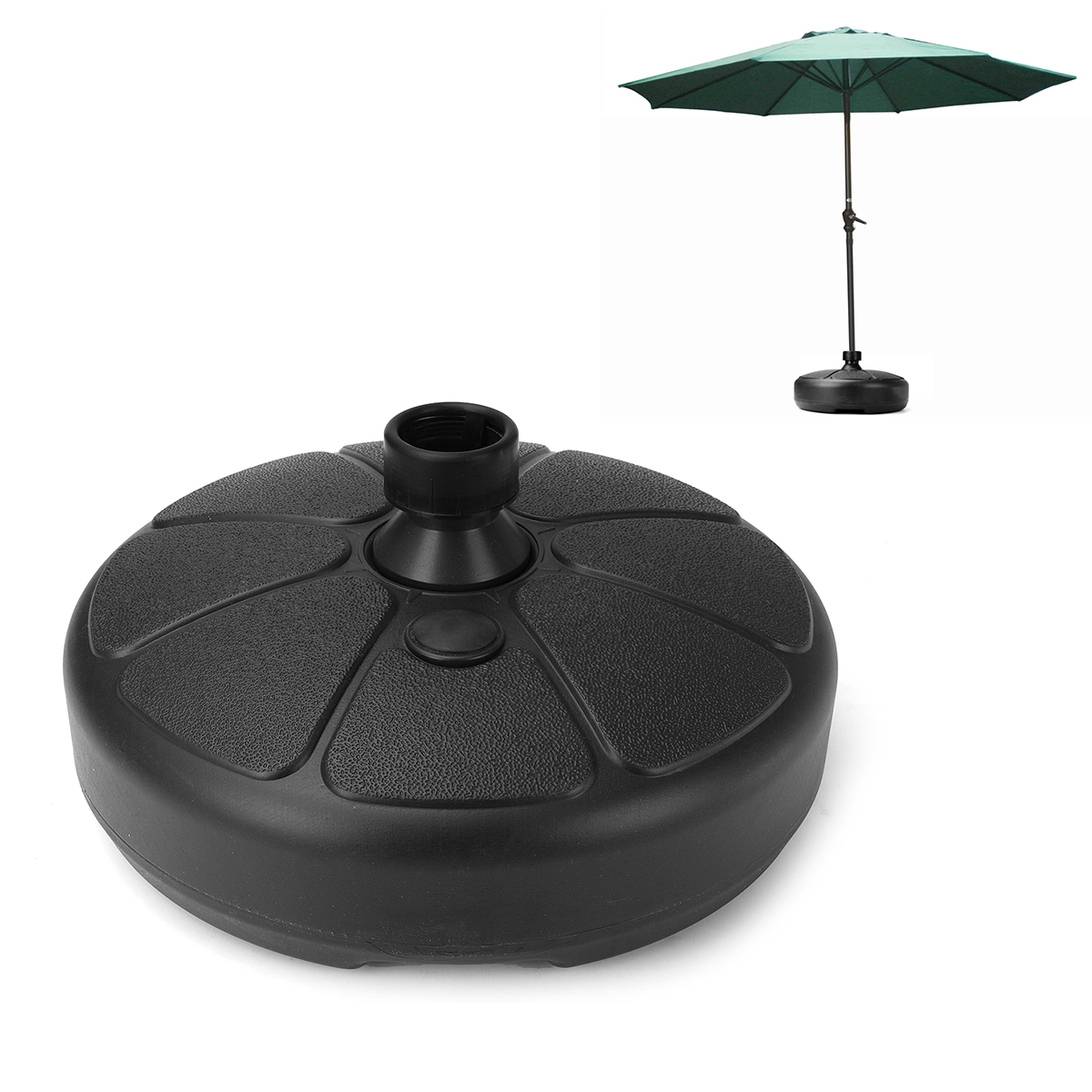 IPRee™ 38mm Outdoor Garden Beach Umbrella Stand Plastic Parasol Base Patio Furniture