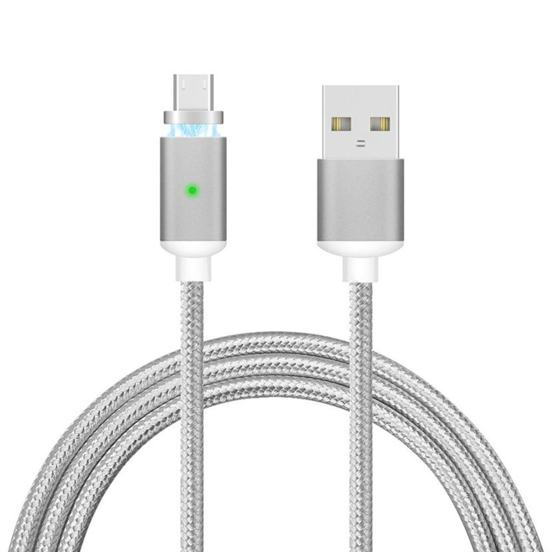 Bakeey™ 1M 2A Nylon Braided Magnetic Micro USB Charging Cable for Mobile Phone