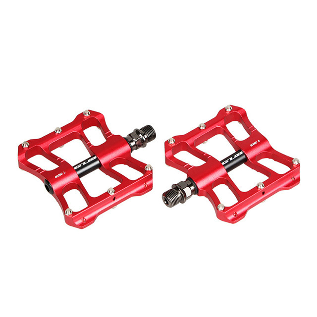 GUB GC060 4 Bearings Cr-Mo Axle Bicycle Pedals Anti-slip Ultralight CNC Aluminum Alloy