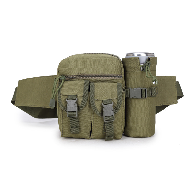 Hunting Men Nylon Tactical Military Crossbody Bag Travel Water Bottle Belt Waist