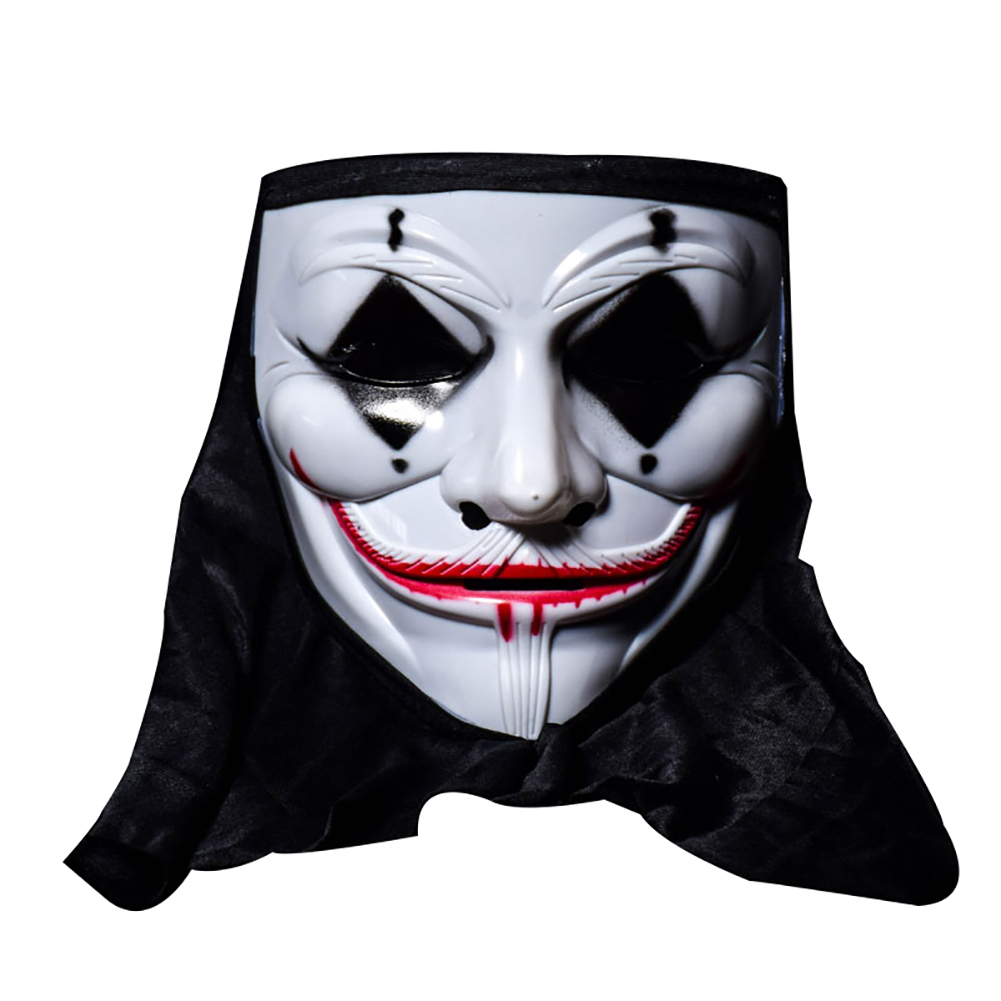 Halloween Skull Vampire V Clown Mask Bar Dance Horror Scary Soul Hip-hop Male Adult