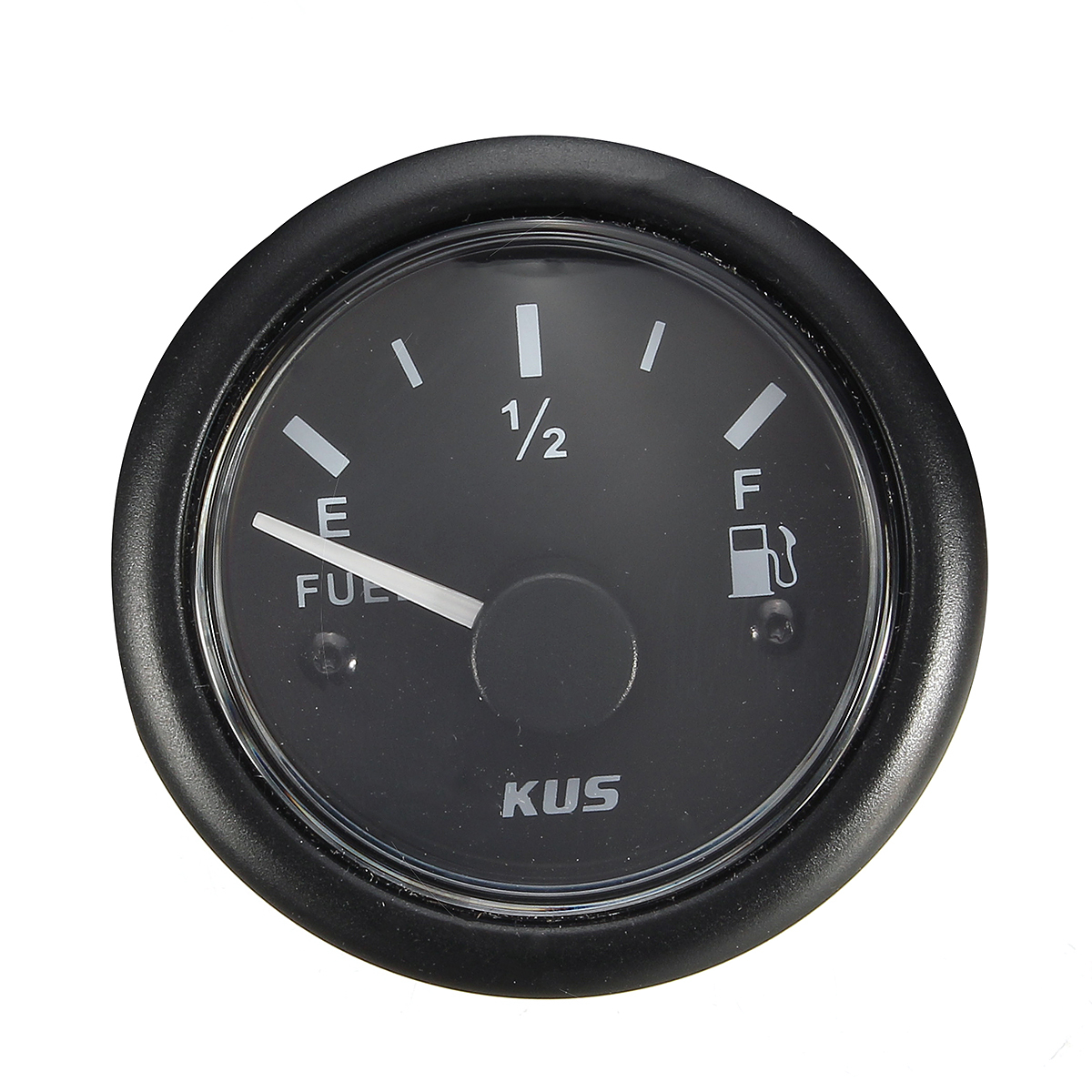 KUS Fuel/Water Level Gauge Marine/Boat Tank Level Indicator Black 52mm 0-190Ω