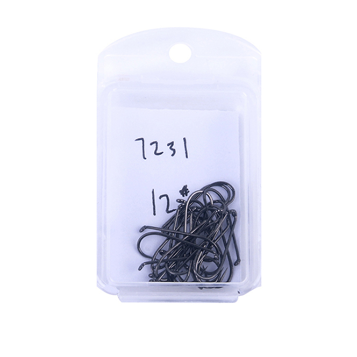 MAXCATCH 250Pcs/Set MC-7231 12# 17*6mm Barbed Fly Fishing Hooks Tackle