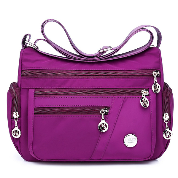 Women Nylon Water-resistant Crossbody Shoulder Bag