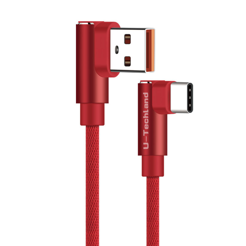 Bakeey 90 Degree Reversible 2.4A Type-C Fast Charging Cable for Samsung Oneplus 5 Huawei