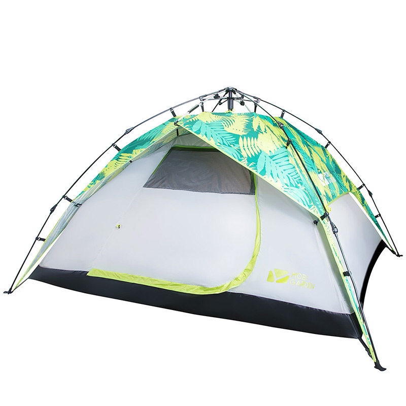 MOBI GARDEN NXZQU61015 3-4 People Automatic Camping Tent Waterproof Double Layer Sunshade