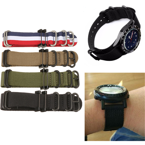 Replacement Nylon Watch Band Strap Bracelet For Suunto Essential/Core/Traverse Series 29 x 2.5cm