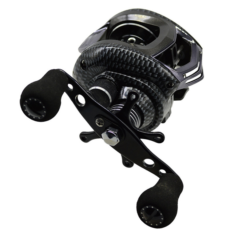 ZANLURE 6.5:1 12+1BB Metal Baitcasting Fishing Reel 8KG Drag Left / Right Hand Fishing Wheel