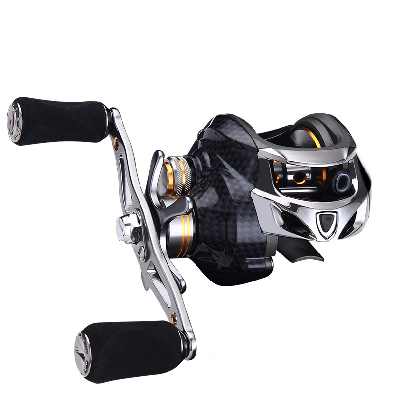 ZANLURE TAI-A113 6.3:1 18+1BB Carbon Fiber Baitcasting Fishing Reel 8KG Drag Left / Right Hand Fishing Wheel