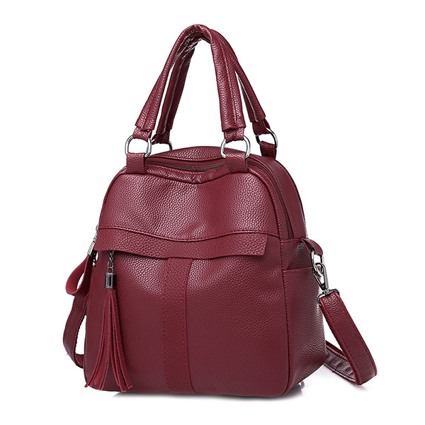 Women Soft Leather Backpack Bag Handbag Shoulder Bag