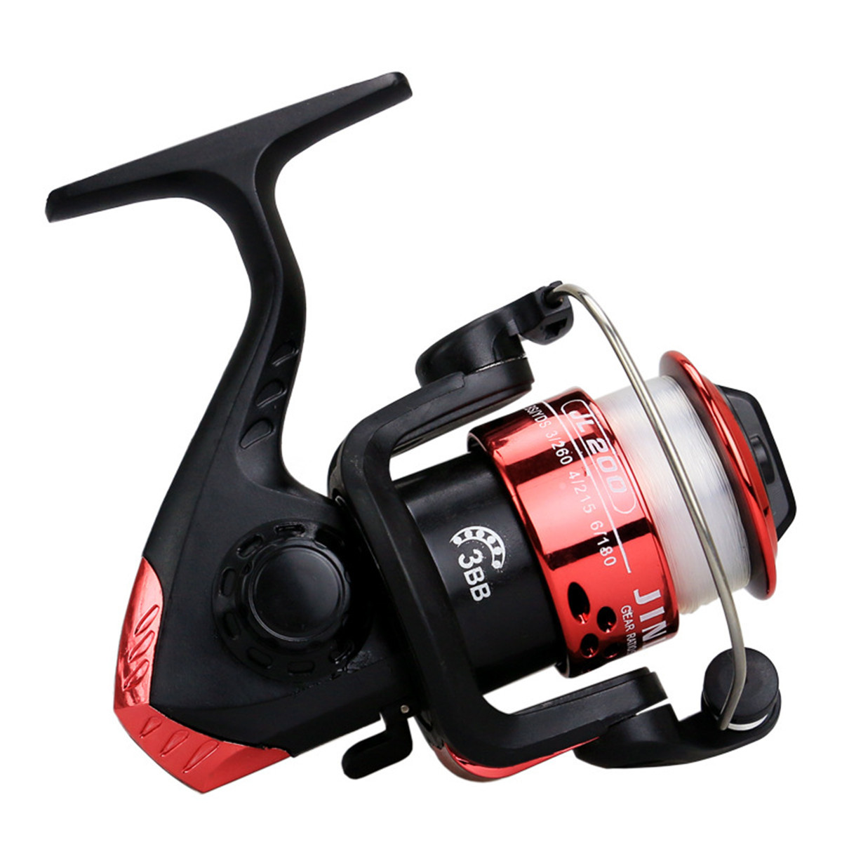 ZANLURE 5.2:1 3BB Spinning Fishing Wheel L/R Handle Saltwater Freshwater Fishing Reel