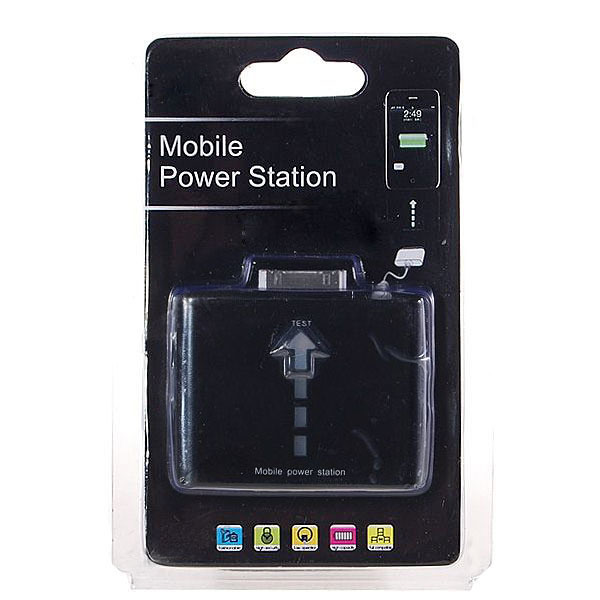 1000mAh Rechargeable Li-Ion Battery Pack for iPhone(Black)