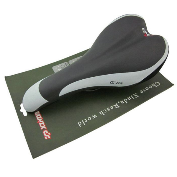 Outdoor Bicycle Leather Double Design Saddle With Scale XD-191-10