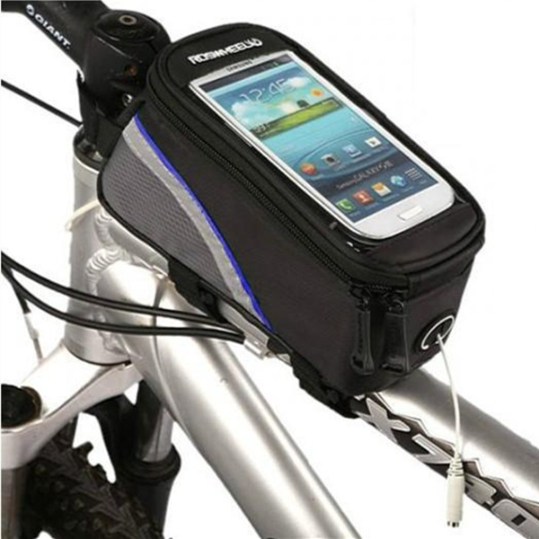 Roswheel Bicycle Bike Frame Front Tube Bag For 4.2 Inch Cell Phone