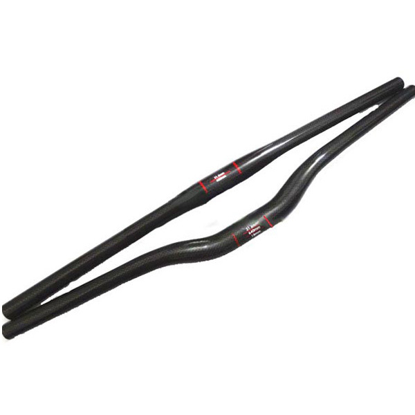 Cycling Bicycle MTB Bike 3K Carbon Fiber Riser Bar Handlebar 31.8mm