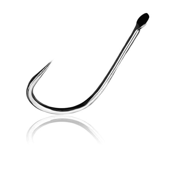 ZANLURE 10 PCS Barbless Fishing Hooks Fishing Tackles 4 Sizes