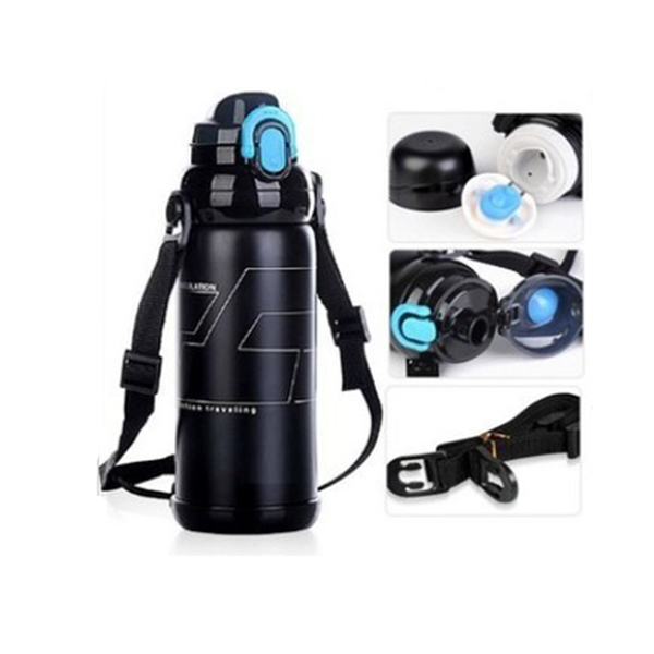 Sports Riding Bike Bicycle Water Drink Bottle Camping Hiking Vacuum Kettle 800ml