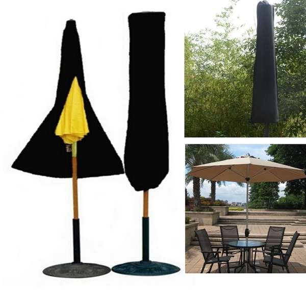 Outdoor Yard Garden Umbrella Parasol Cover Zipper Waterproof