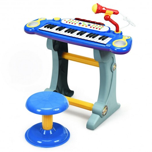 37 Key Electronic Keyboard Kids Toy Piano-Blue | eBay