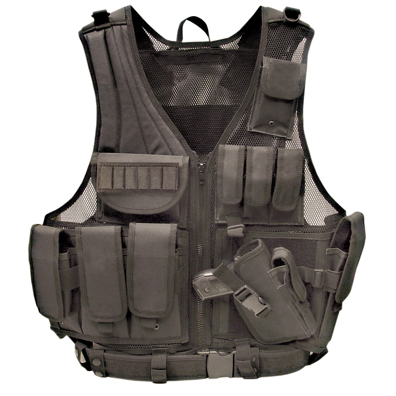 Galati Gear Black Deluxe Tactical Vest – Standard