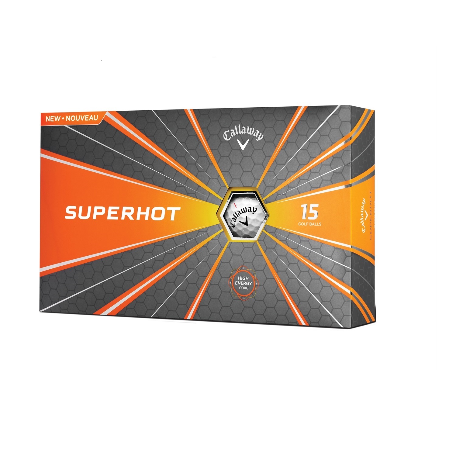 Callaway Superhot 18 Golf Balls – 15 Pack White