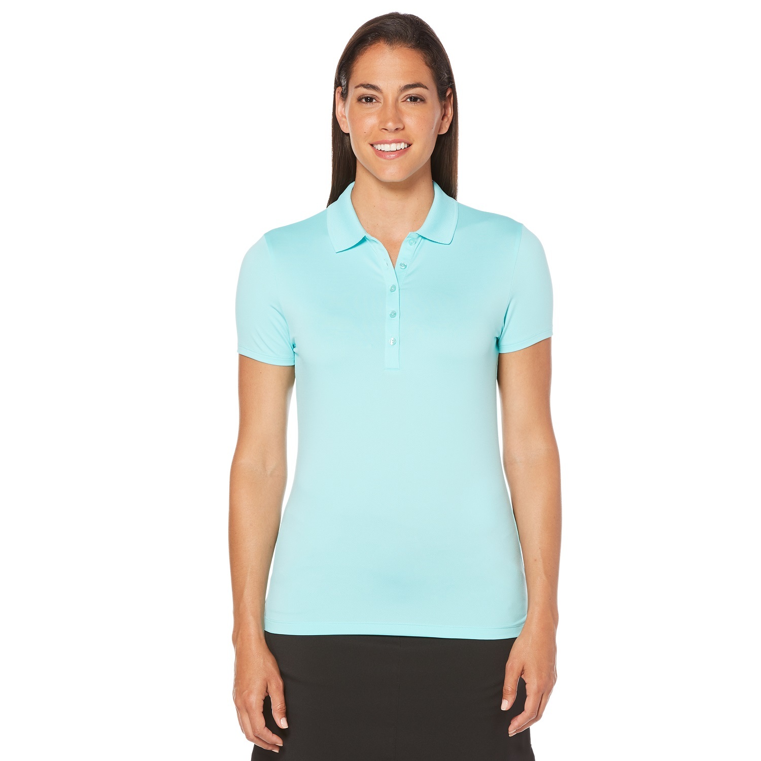 Callaway Opti-Dri Micro-Hex Short Sleeve Polo Blue S