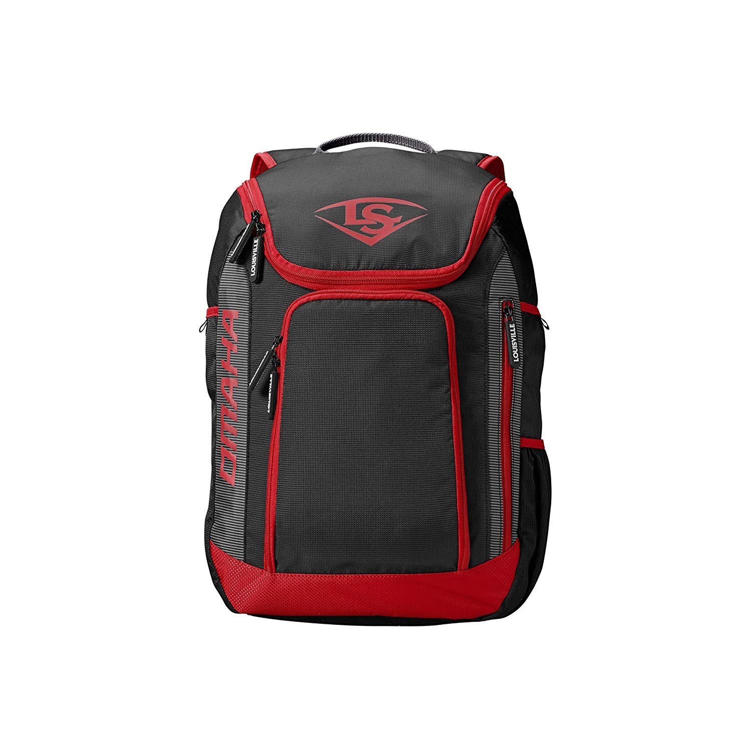 Louisville Slugger Omaha Stick Baseball Backpack Scarlet