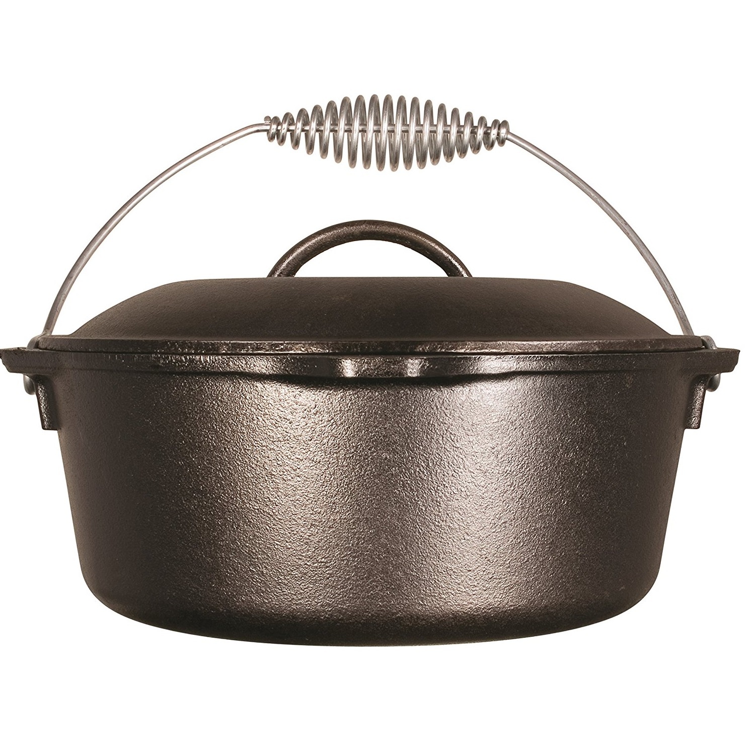 Lodge 10in Cast Iron Dutch Oven Pre-Seasoned 5-Quart