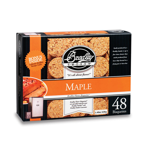 Bradley Maple Bisquettes 48 Pack