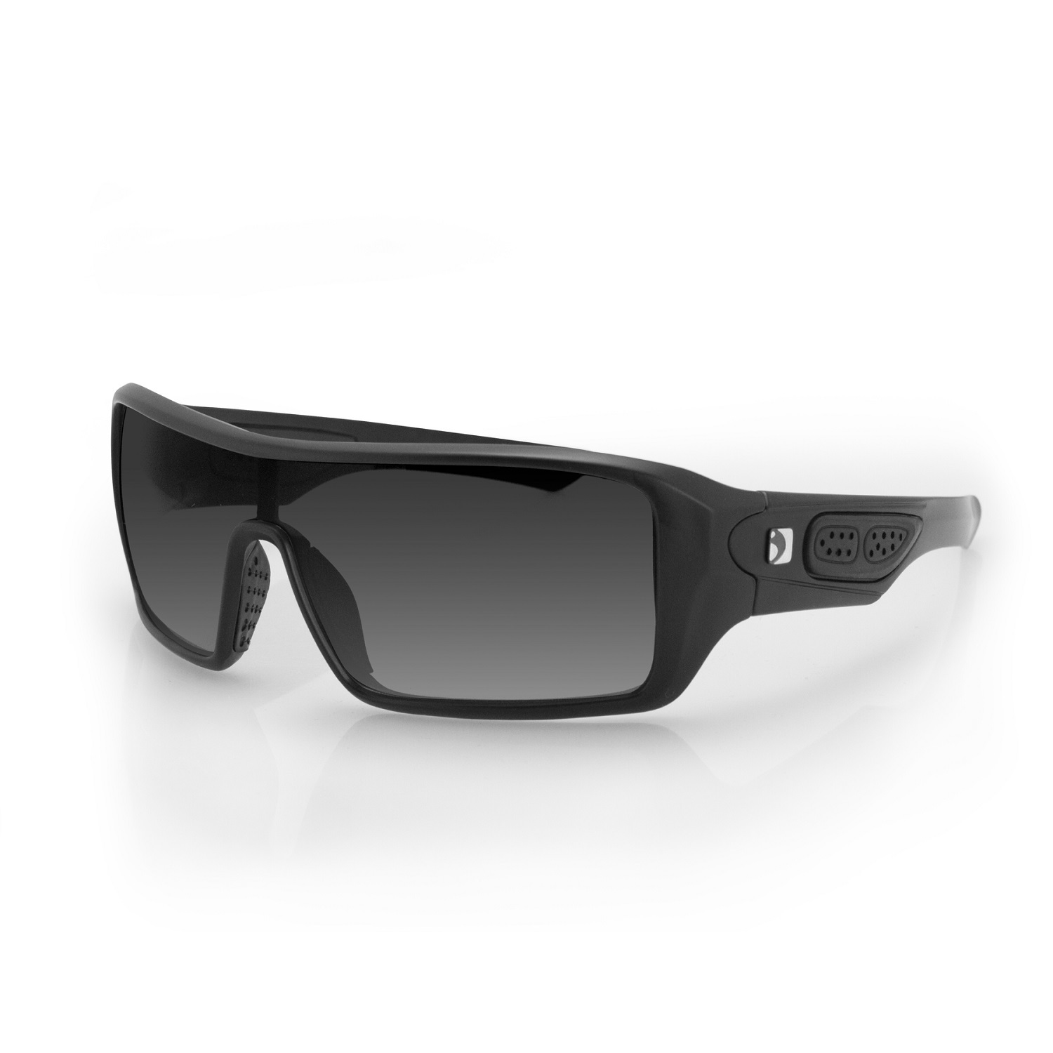 Bobster Paragon Sunglasses-Matte Black with Smoked Lenses