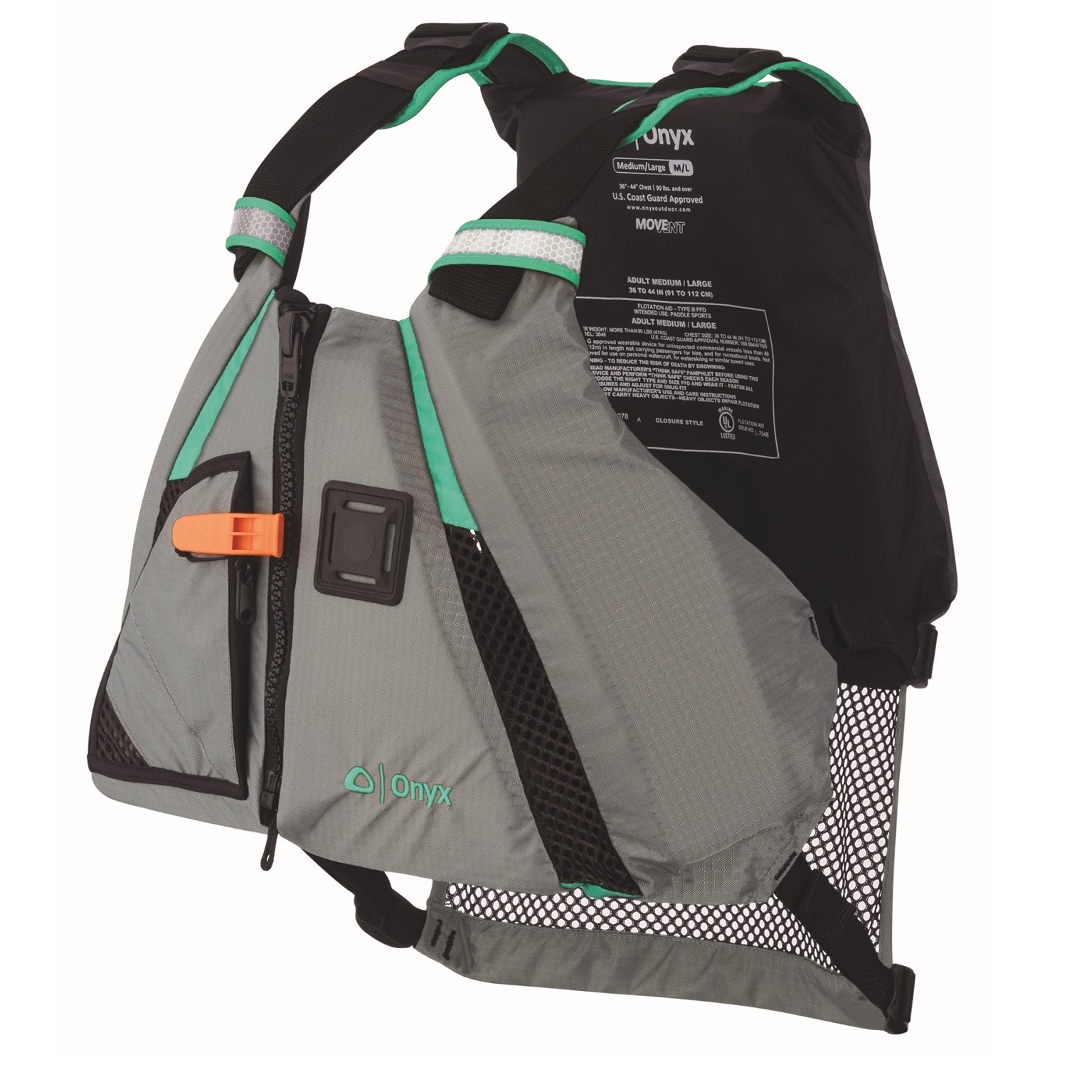 Onyx Movevent Dynamic Vest-Aqua-XS/SM