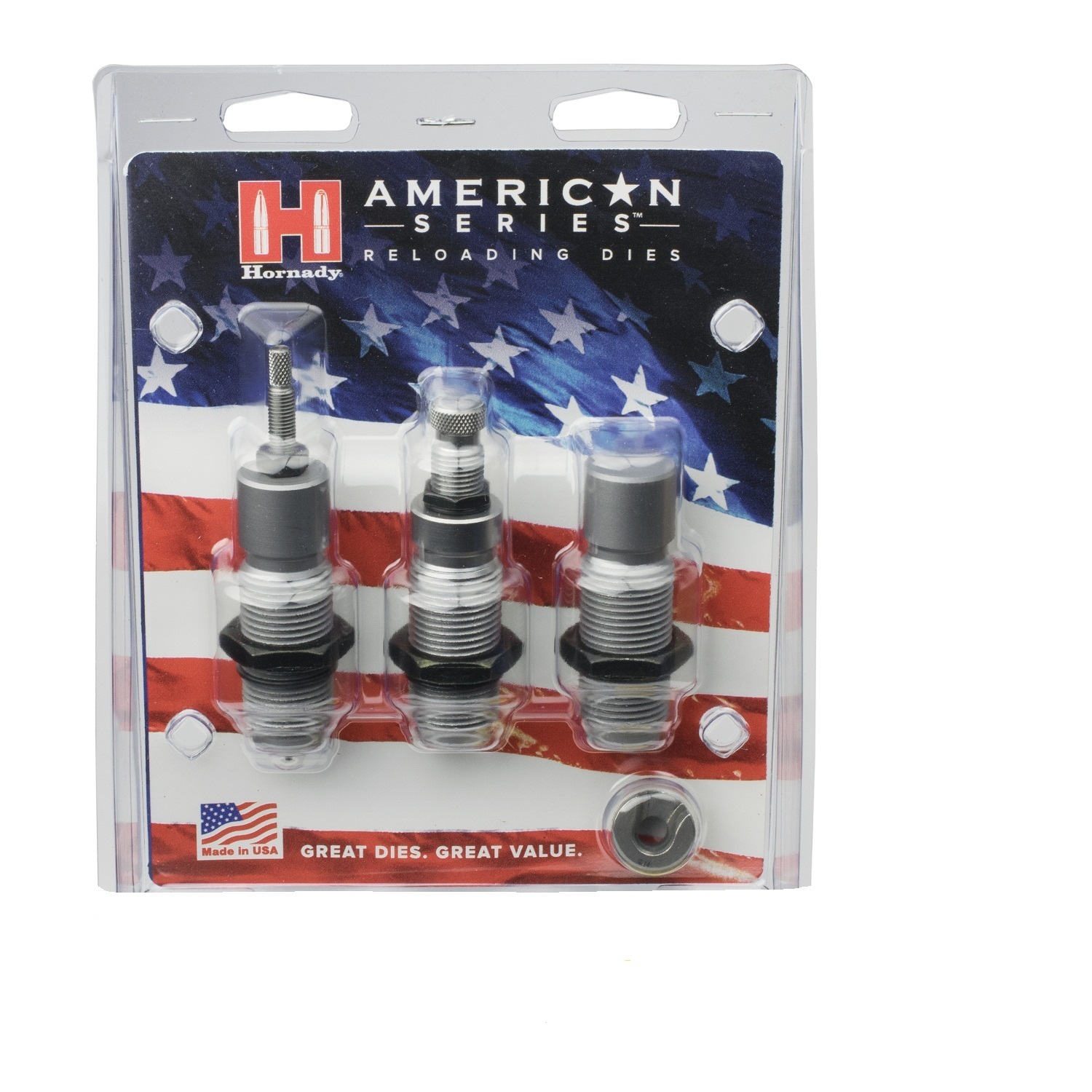 Hornady American Die Set 3 38-357 (.357) w/Free Shell Holder