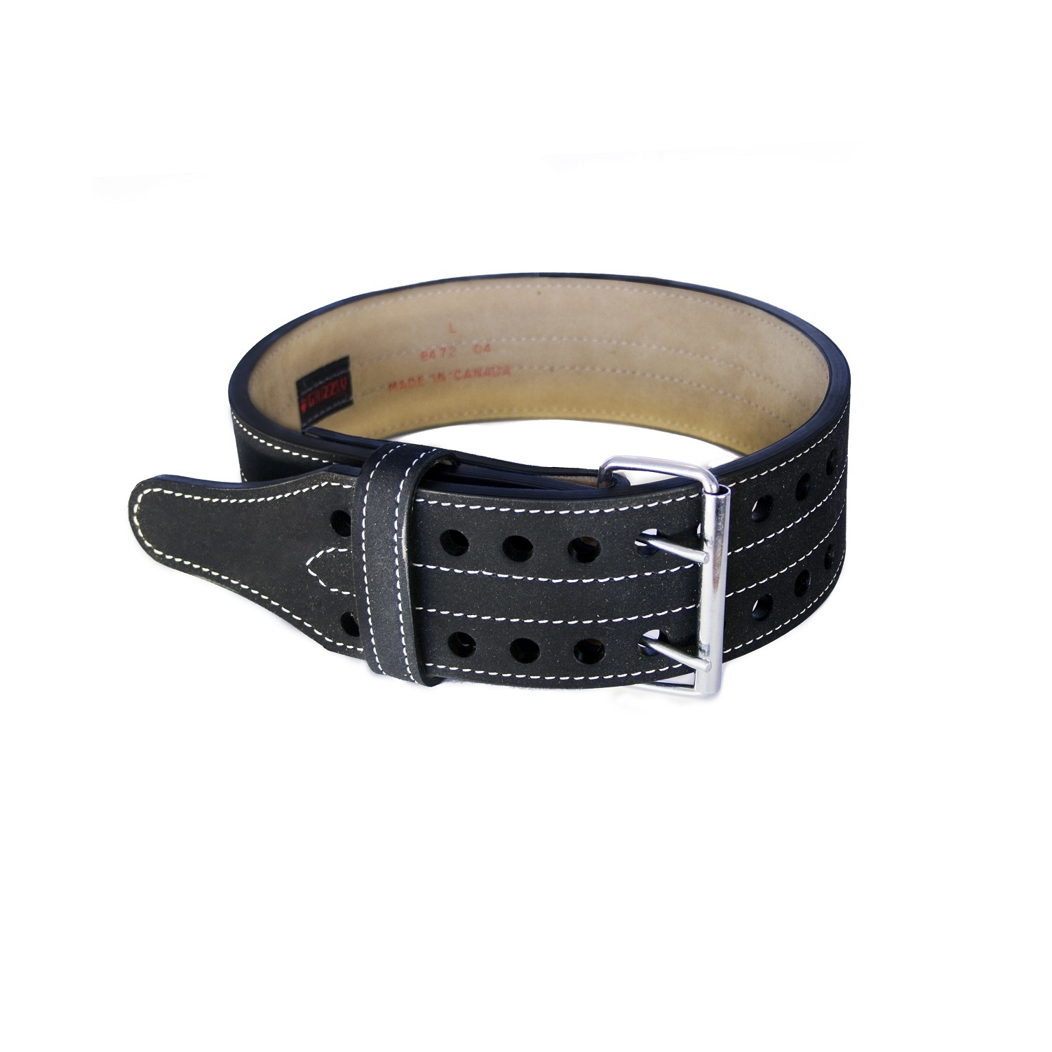 Grizzly 4in Double Prong Powerlifting Belt – XL