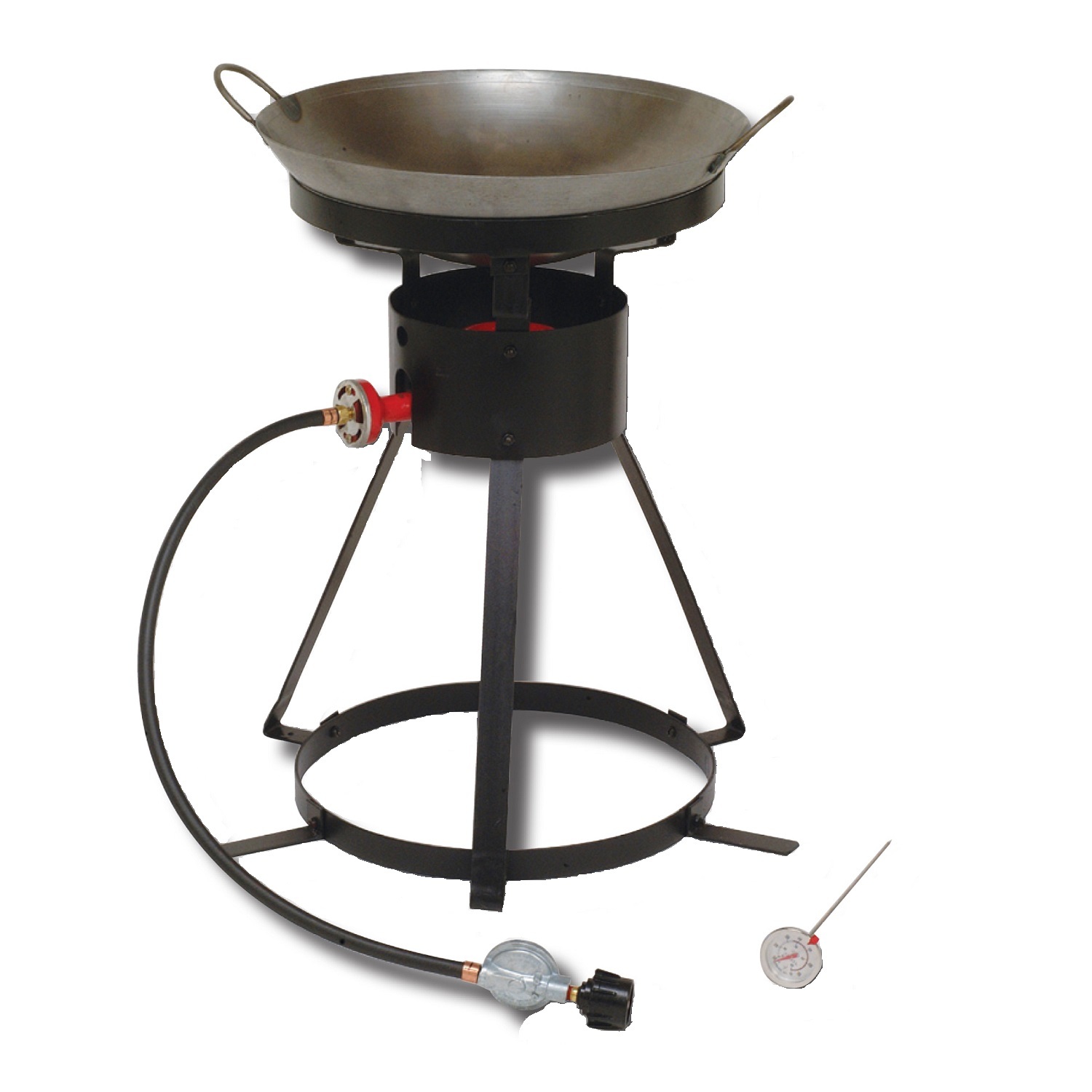 King Kooker #24WC-24in Outdoor Cooker w/Steel Wok-2 Utensils