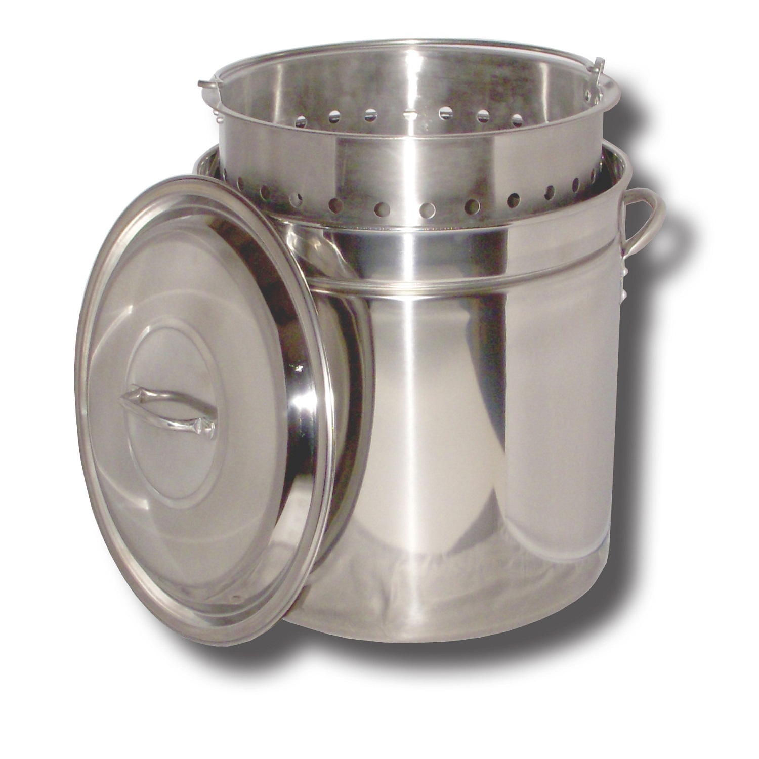 King Kooker #KK36SR-36 Qt. Stainless Steel Pot – Bskt – Lid