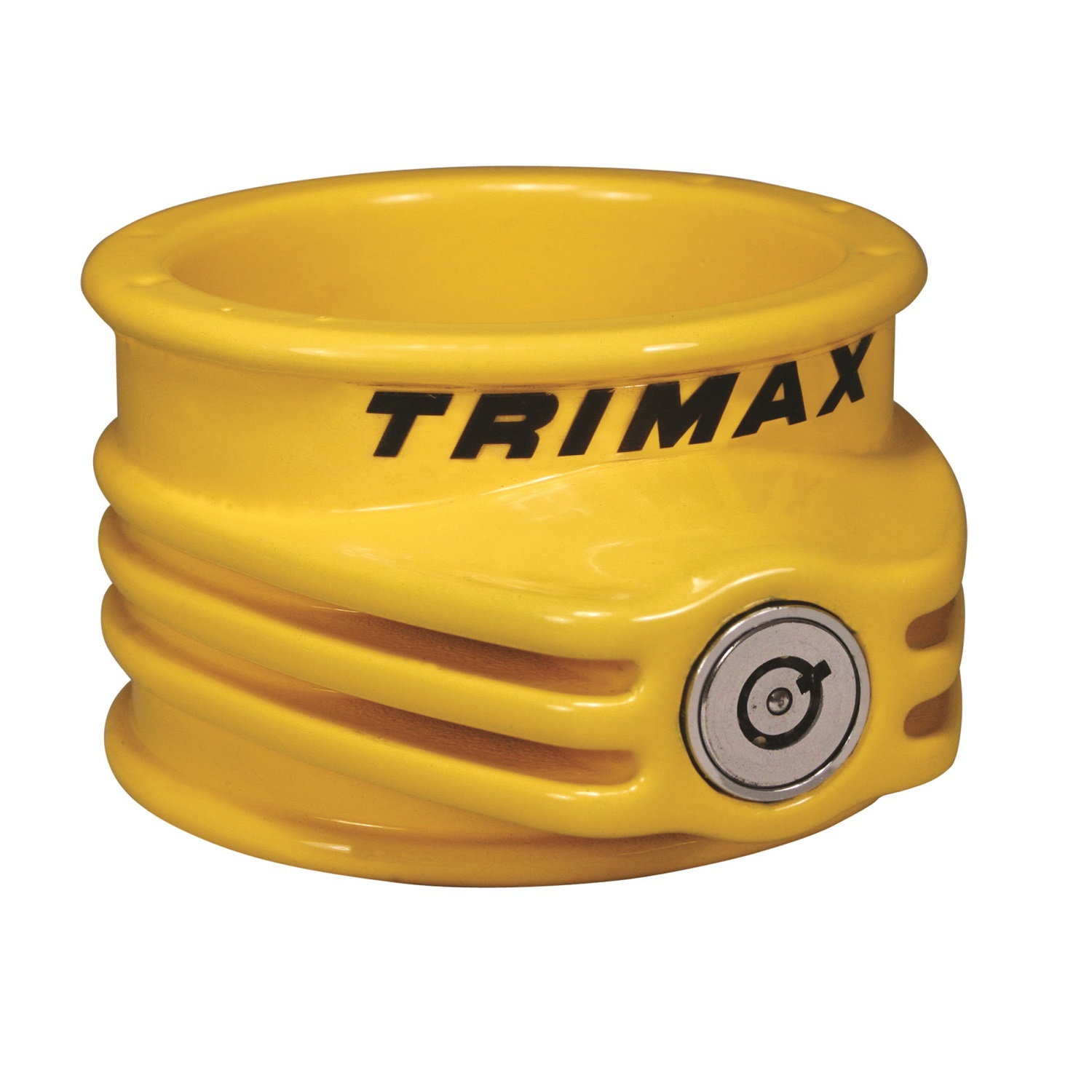 Trimax TFW55 Ultra Tough 5th Wheel Trailer Lock-Yellow