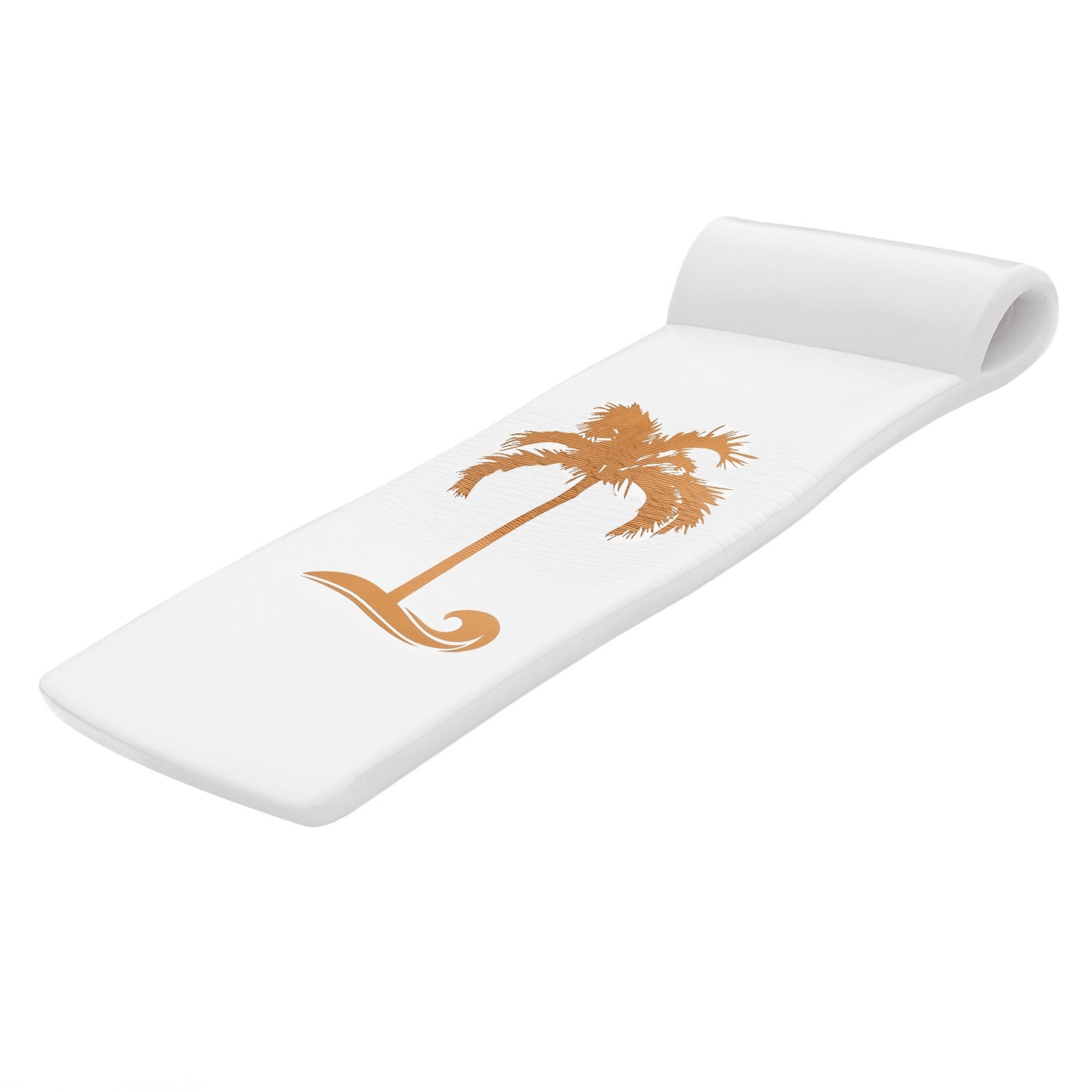 TRC Recreation Sunsation Pool Float – White w/Bronze Palm