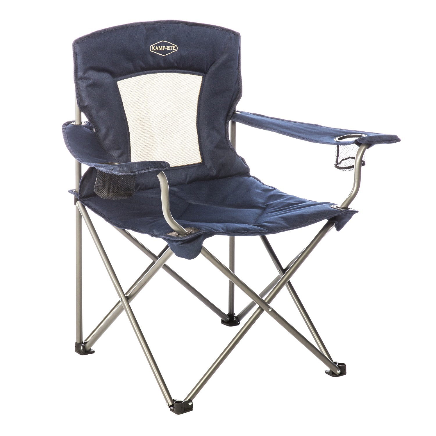 Kamp-Rite Padded Chair with Mesh Back