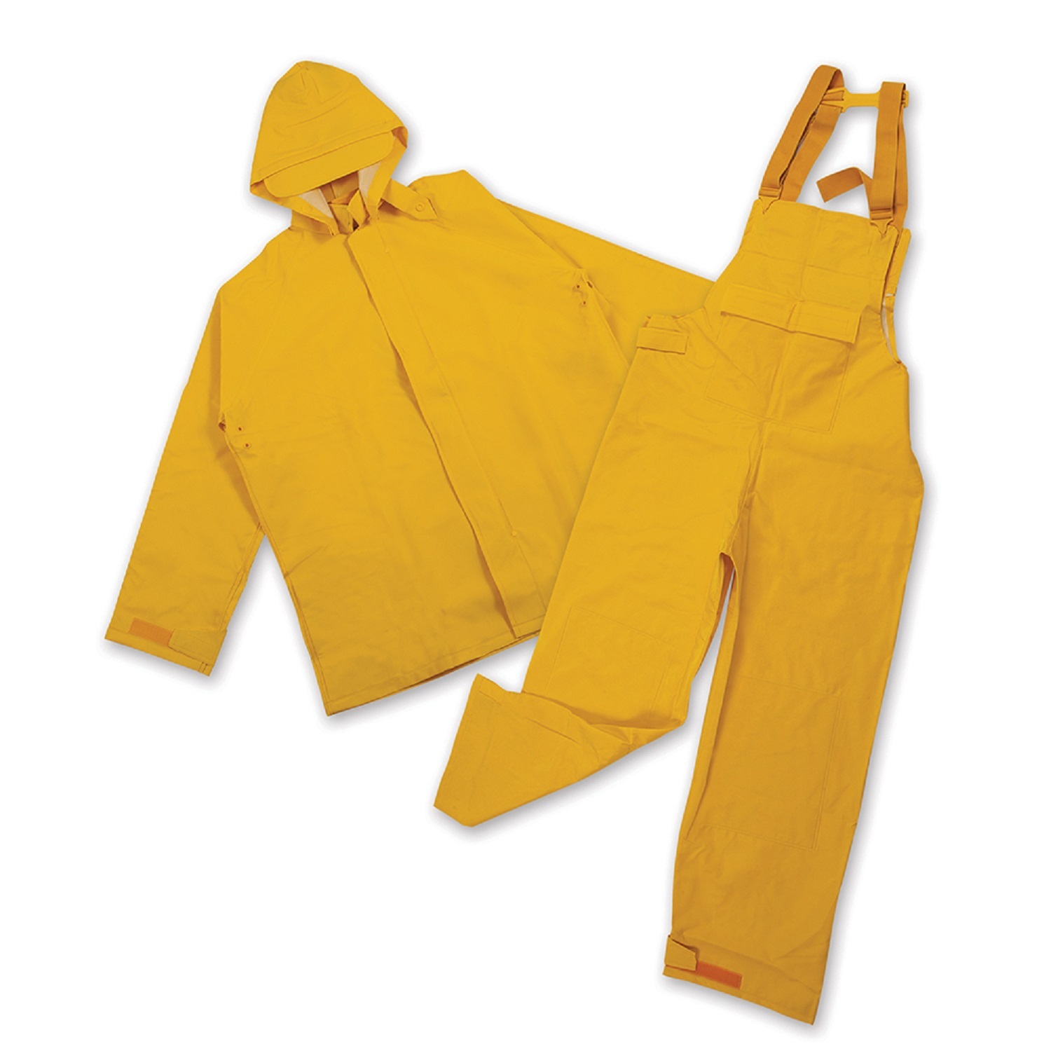 Stansport PVC/Polyester Commercial Rain Suit-Yellow 2XLarge