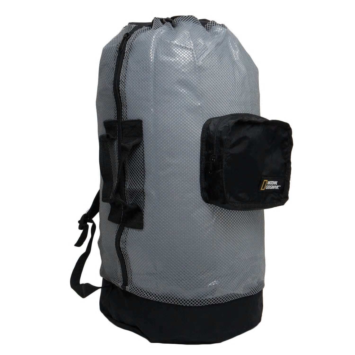 Nat Geo Clamshell Mesh Backpack Dlx 5 Pocket -TI/Bk