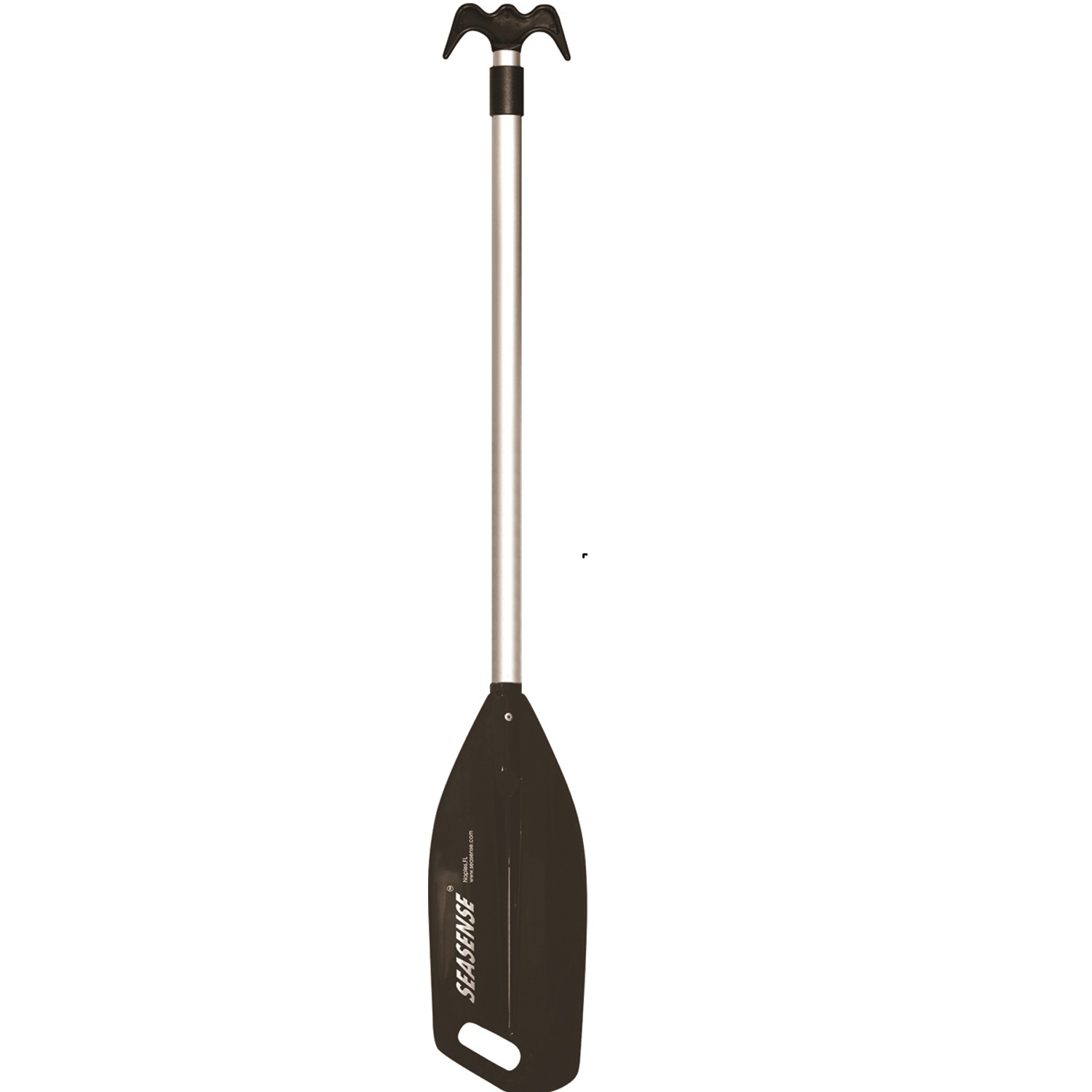 SeaSense 48in to 72in Telescopic Paddle and Hook – Black