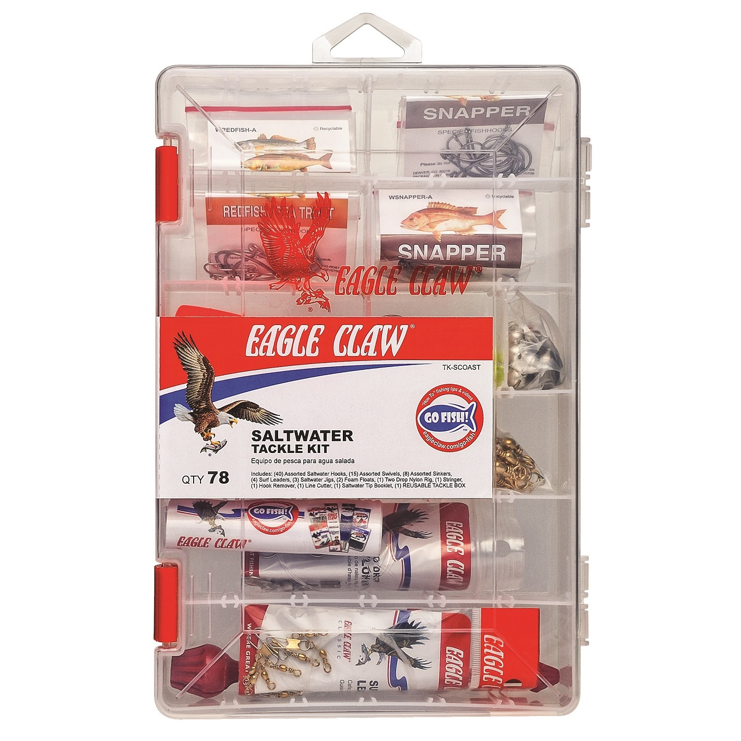 Eagle Claw South Coastal Saltwater Tackle Kit