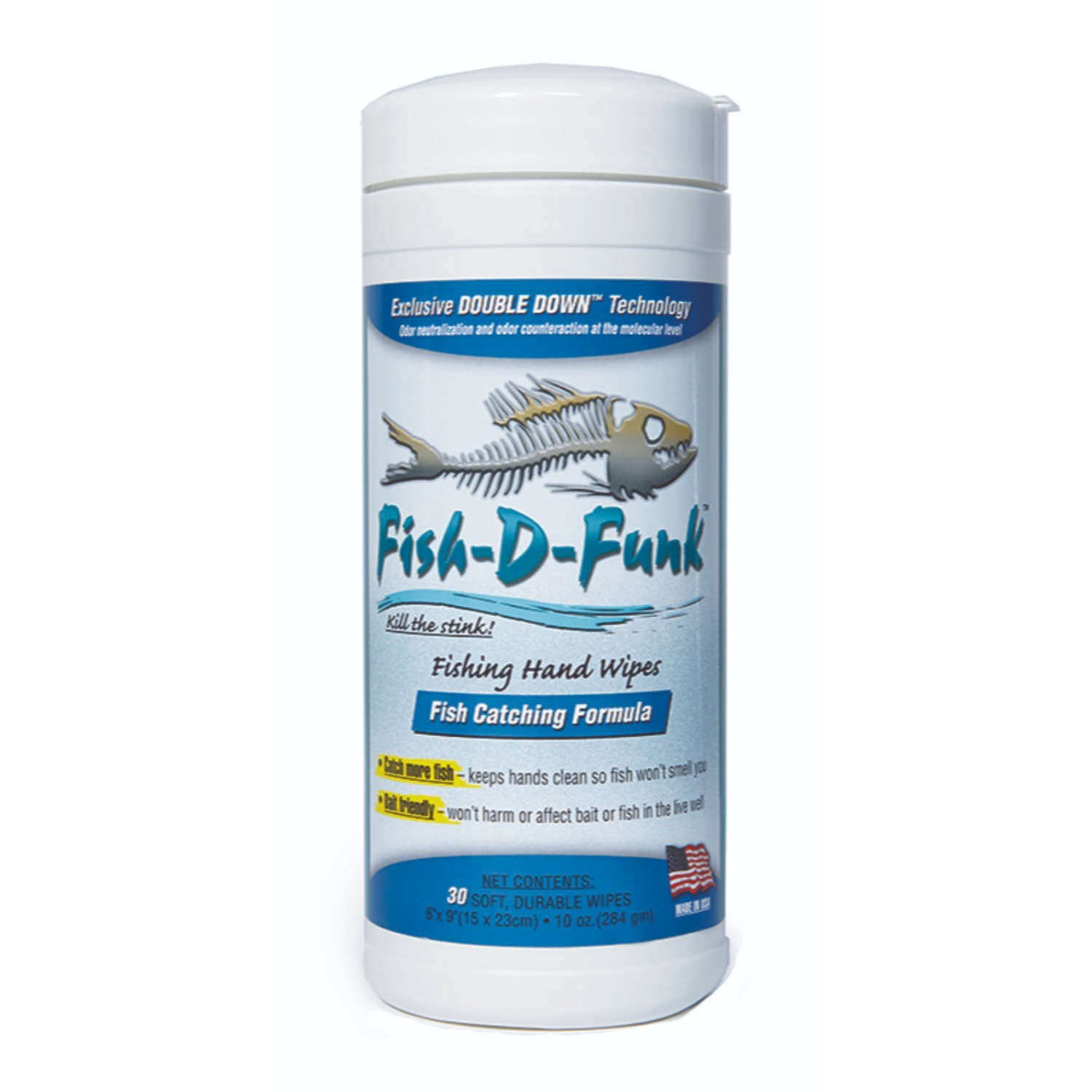 FISH-D-FUNK Wipes Fish Catching 30/Canister