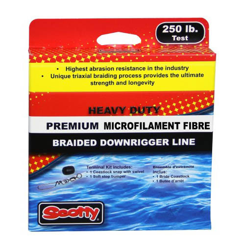 Scotty Premium Braided Fiber Downrigger Line